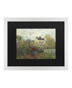 Claude Monet The Artist's Garden in Argenteuil Matted Framed Art - 20