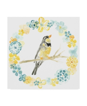 Trademark Global June Erica Vess Solo Songbird I Canvas Art In Multi