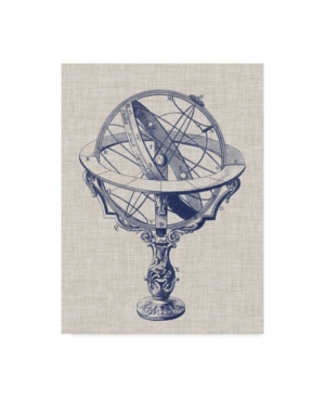 Trademark Global Vision Studio Armillary Sphere On Linen Ii Canvas Art In Multi