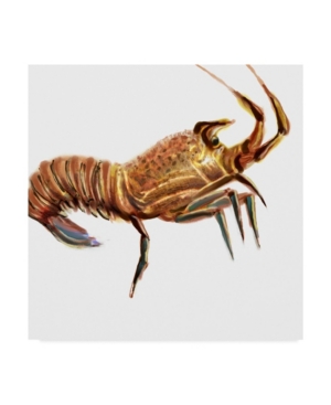 Trademark Global Rick Novak Illustrated Lobster Ii Canvas Art In Multi
