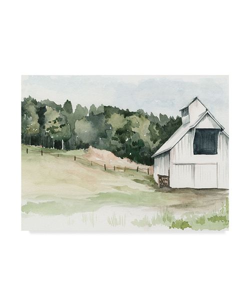 Trademark Global Jennifer Paxton Parker Watercolor Barn Iii Canvas