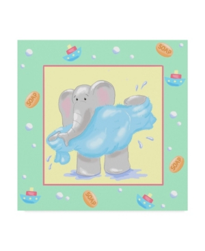 Jade Reynolds Baby Elephant Bath Iv Canvas Art - 15