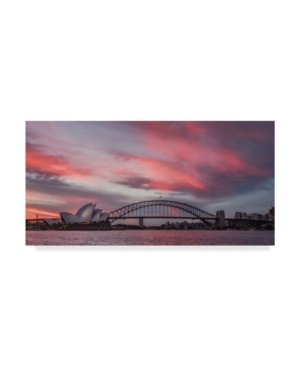 Danny Head Fire in the Harbor Canvas Art - 20
