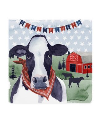Trademark Global Grace Popp American Herd I Canvas Art - 15" x 20"
