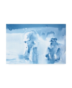 Trademark Global Aimee Del Valle Ice Bears Canvas Art In Multi