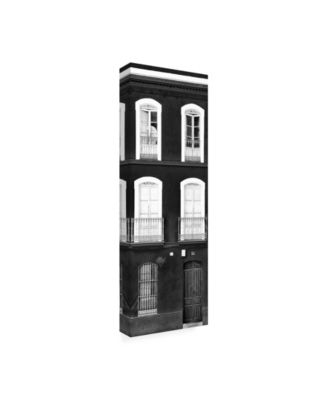 Trademark Global Philippe Hugonnard Made in Spain 2 Facade of Traditional Spanish Building B&W Canvas Art - 27" x 33.5"