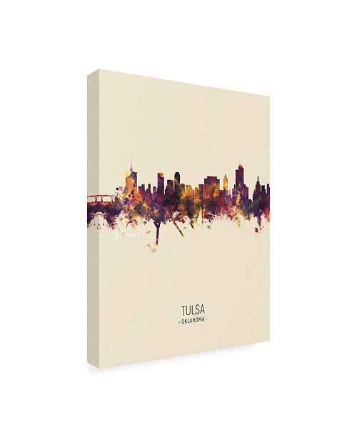 Trademark Global Michael Tompsett Tulsa Oklahoma Skyline ...