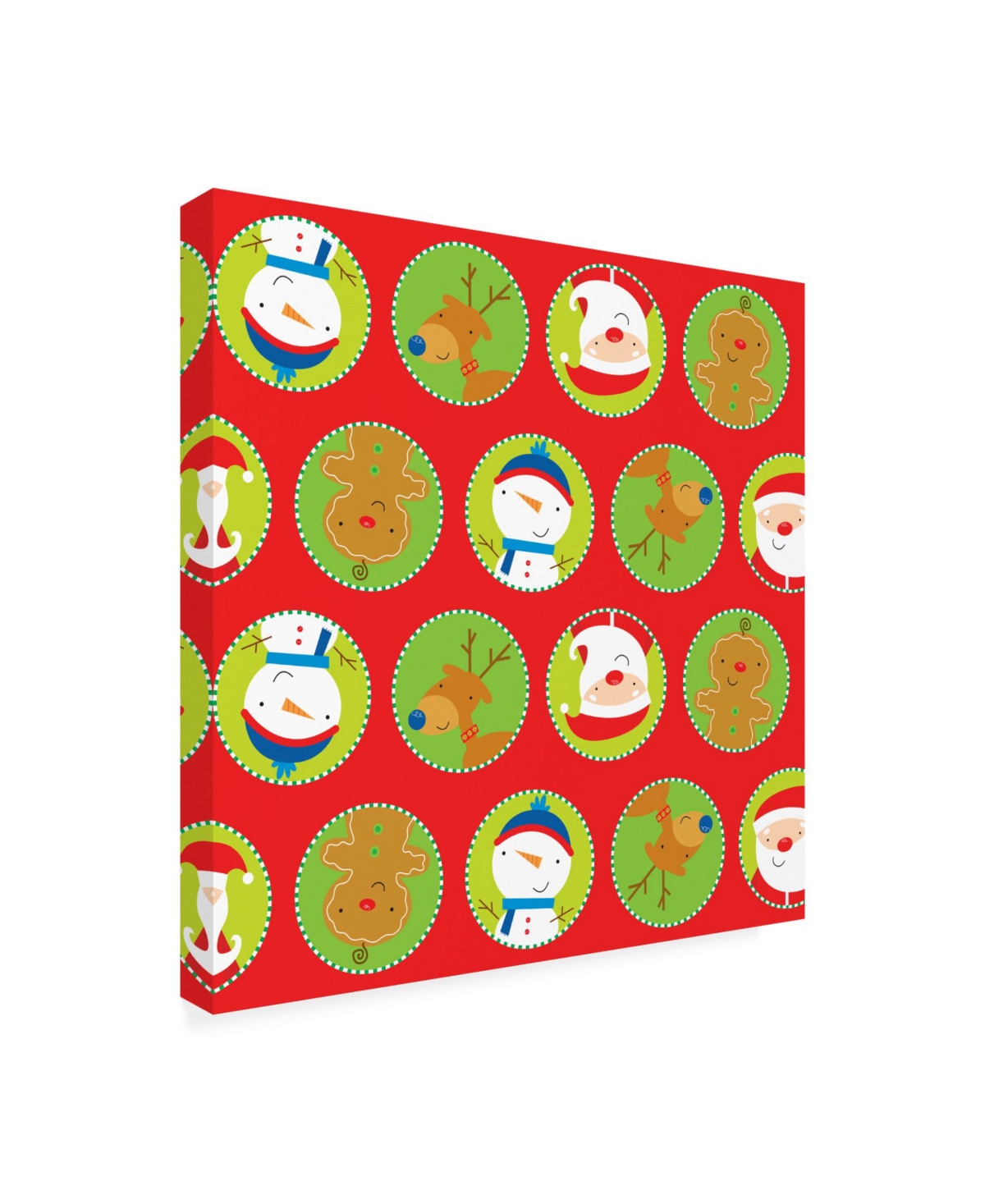 Holli Conger Winter Wishes repeat 1 Canvas Art -