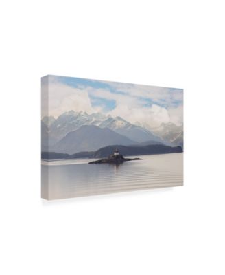 Monte Nagler Eldred Rock Lighthouse Alaska Canvas Art - 37" x 49"