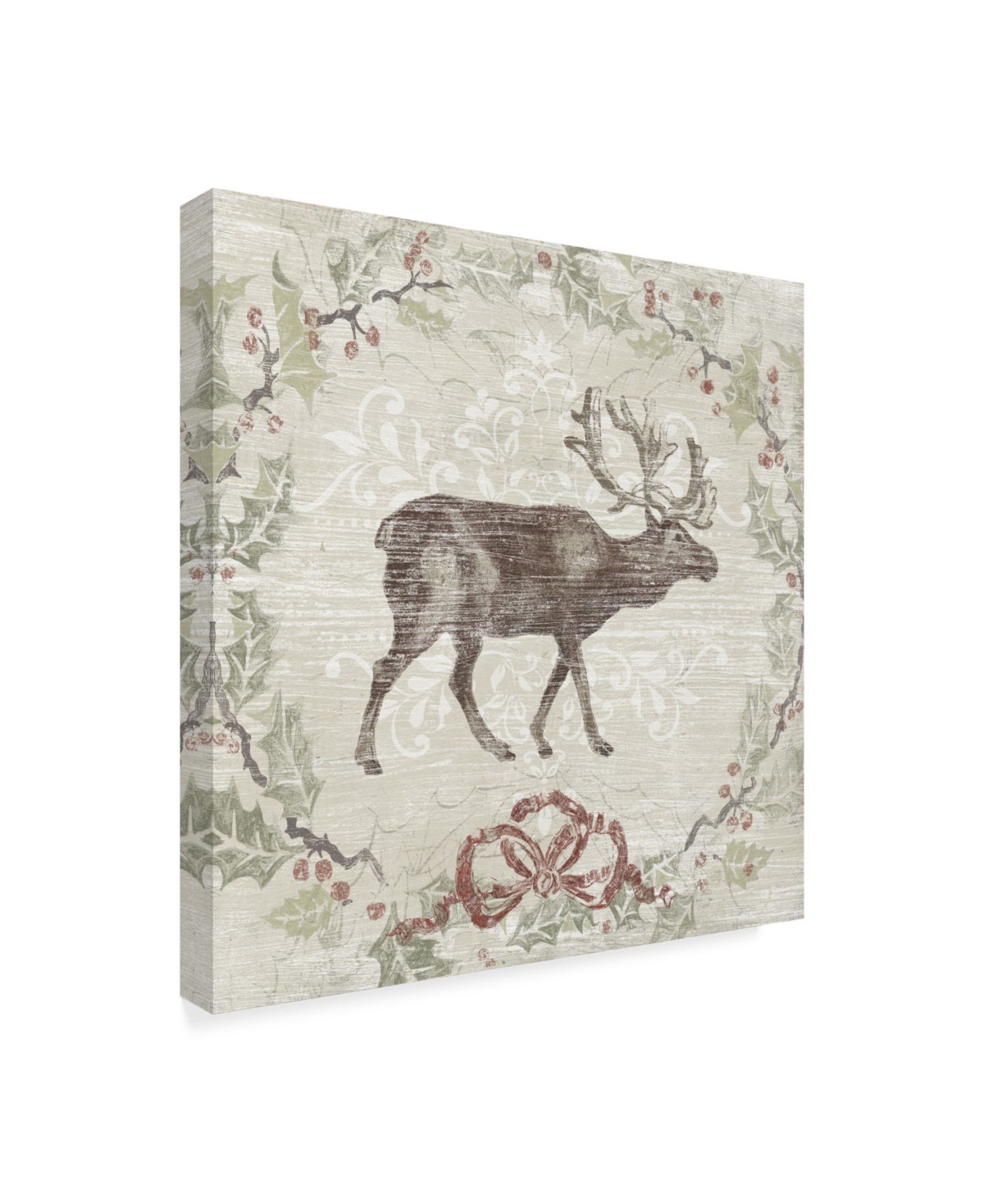 June Erica Vess Cabin Christmas V Canvas Art -