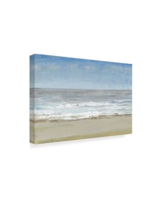 Tim Otoole Beach Walking Day I Canvas Art - 37" x 49"