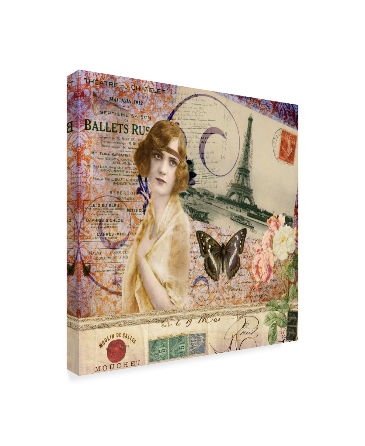 Sandy Lloyd Femme Paris X Canvas Art -