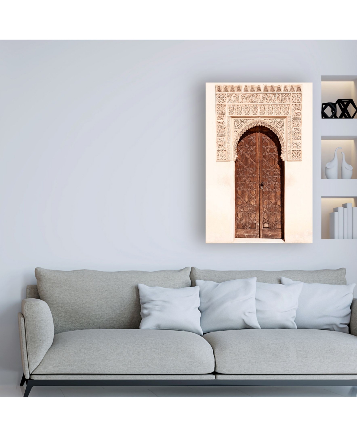 Philippe Hugonnard Made in Spain Arab Door in the Alhambra Canvas Art -