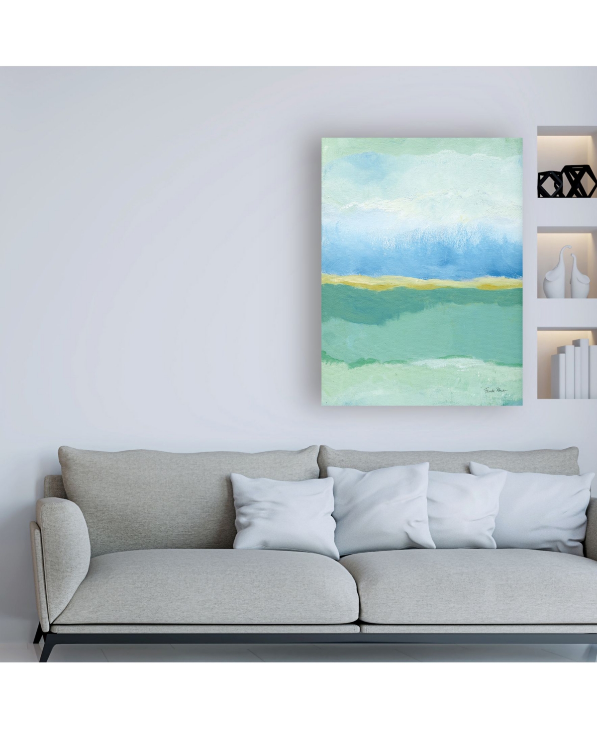 Farida Zaman Coastal Bliss I Canvas Art -