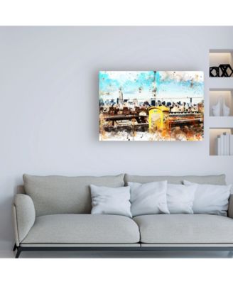 Trademark Global Philippe Hugonnard NYC Watercolor Collection - Letter Box Canvas Art - 15.5" x 21"