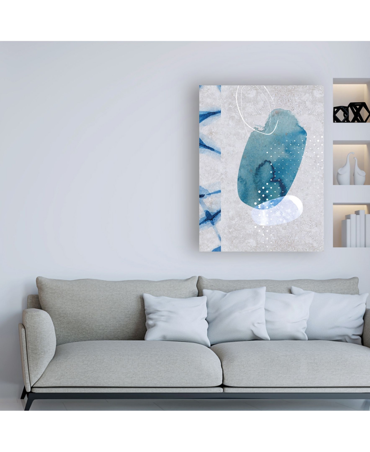 Louis Duncan-h Indigo Haze No. 2 Canvas Art -