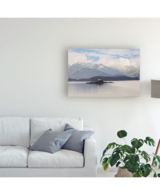 Monte Nagler Eldred Rock Lighthouse Alaska Canvas Art - 37" x 49"