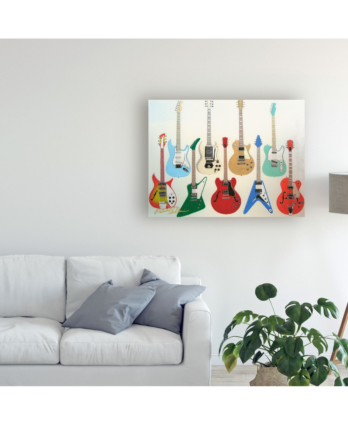 Patrick Sullivan Guitars Electric Canvas Art -