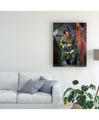 Trademark Global Paul Walsh Lieutenant Canvas Art - 15.5" x 21"