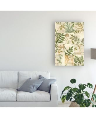 Trademark Global Johann Weinmann Garden Grid I Canvas Art - 15.5" x 21"