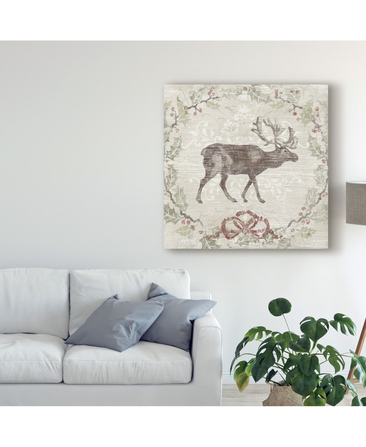 June Erica Vess Cabin Christmas V Canvas Art -