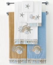 Coastal Terrazzo Embroidered Bath Towel Set