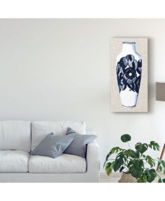 Trademark Global Unknown Blue & White Vase III Canvas Art - 15" x 20"