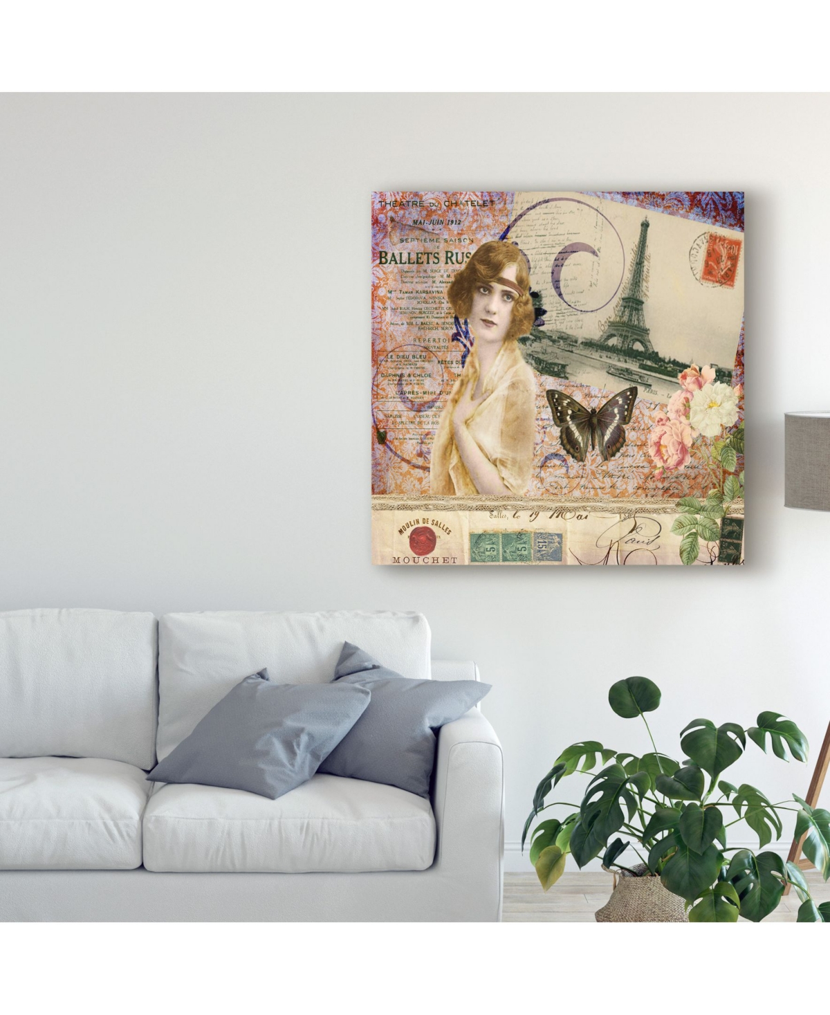 Sandy Lloyd Femme Paris X Canvas Art -
