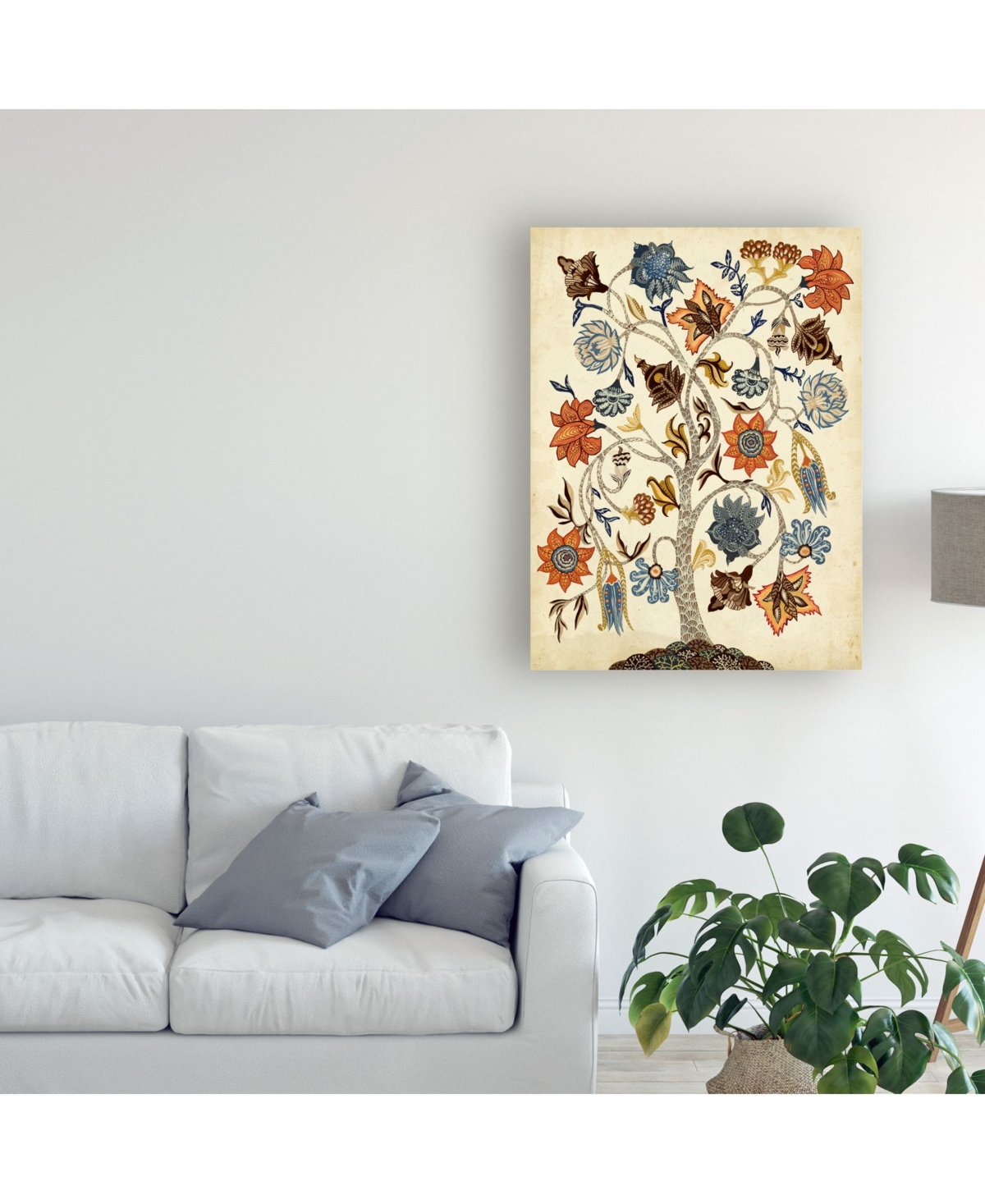 Naomi Mccavitt Vintage Tree of Life Canvas Art -