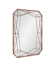 CLOSEOUT! Keyleigh Rectangle Metal Accent Wall Mirror - 22" x 28"