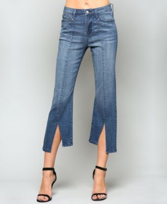 jeans with slits on back