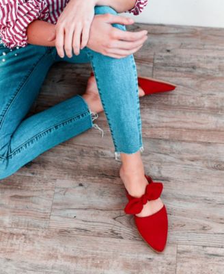 Women's Telulah Bow Slip On Flat Mules