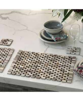 White Wash Placemats, Set Of 2