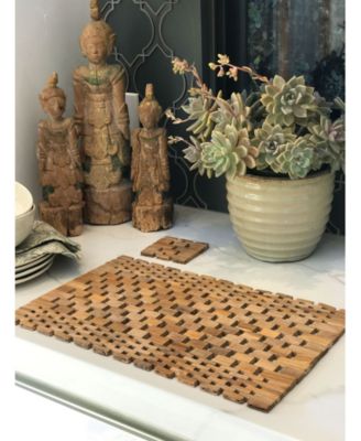 Teak Placemats, Set Of 2