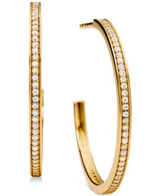 michael kors earrings hoops