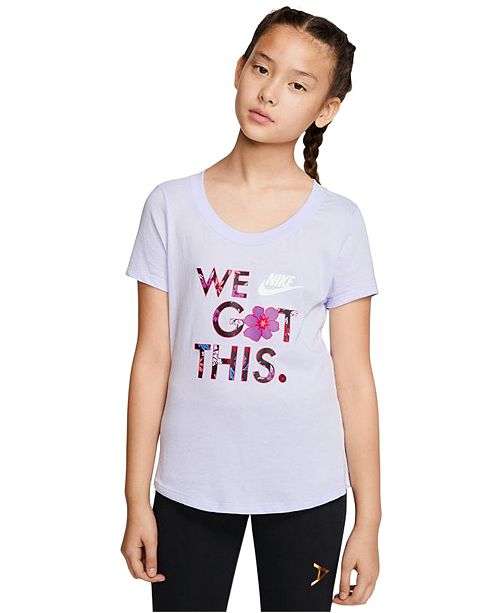 Nike Big Girls Cotton We Got This T Shirt Reviews Shirts Tops