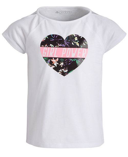 Toddler Girls Graphic Print Cutout Sleeve T Shirt Created For Macy S