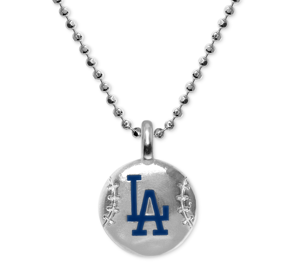 Los Angeles Dodgers 16" Pendant Necklace in Sterling Silver - Sterling Silver