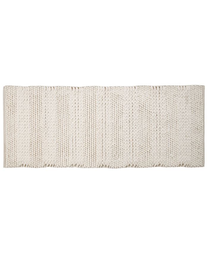 Affinity Linens Braided and Loop Chenille Oversized 22" x 60" Bath Rugs