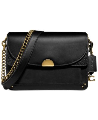 coach dreamer shoulder bag black