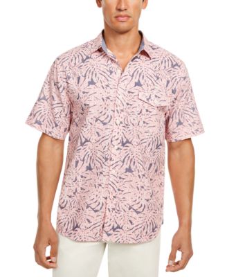 Tommy Bahama - Men's Sun Coral Fronds Classic-Fit Tropical-Print Chambray Camp Shirt