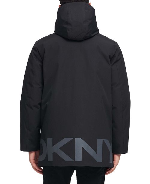 DKNY Men's Full-Length Hooded Parka, Created for Macy's & Reviews ...