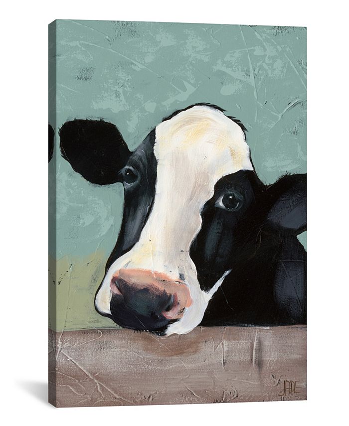 iCanvas Holstein Cow Iii by Jade Reynolds Wrapped Canvas Print - 40
