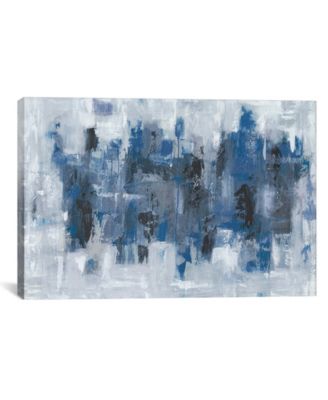 Midtown Moonlight by Emma Bell Wrapped Canvas Print - 26" x 40"