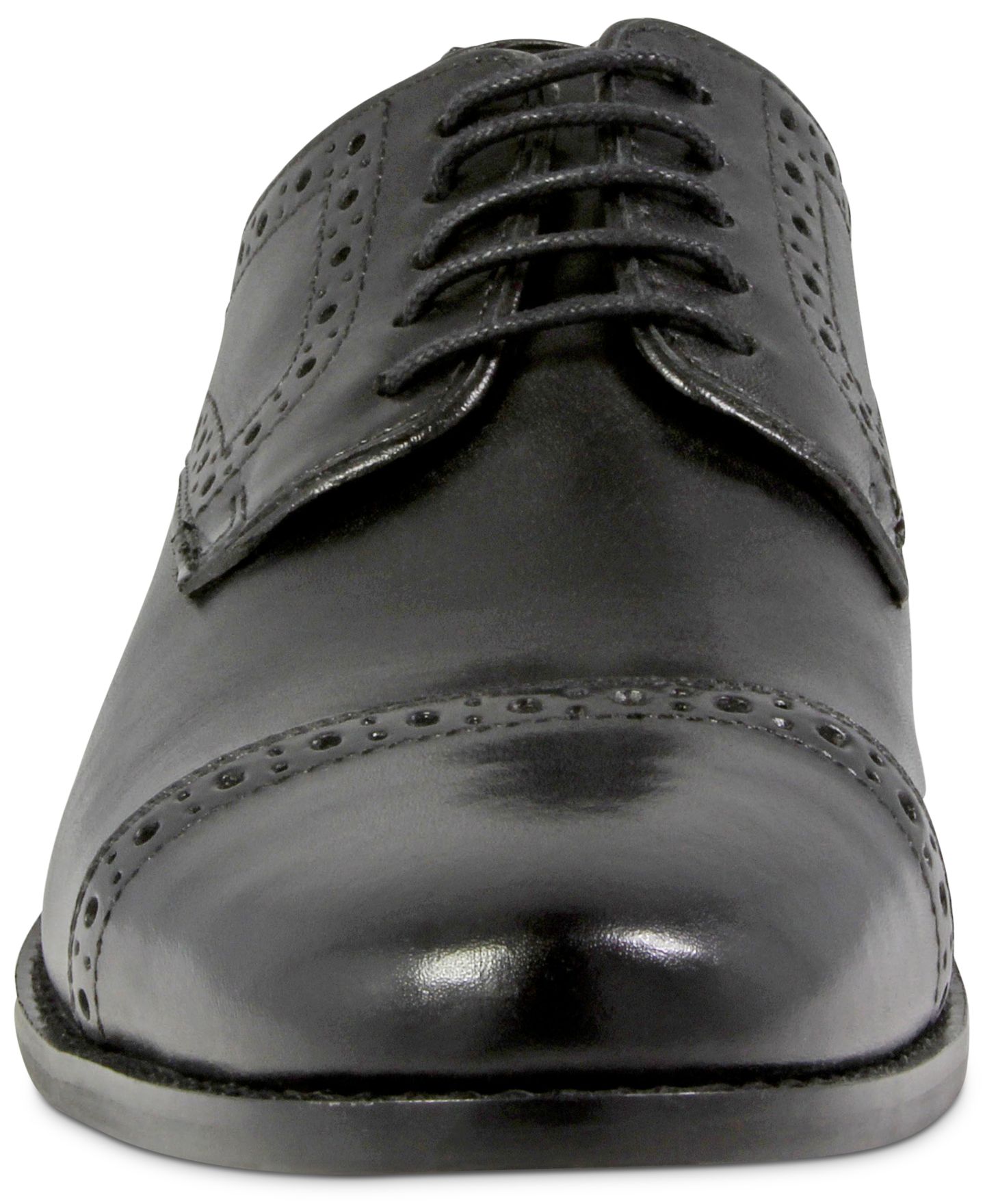 Nunn Bush Men's Norcross Brogue Oxfords, цвет: Чёрный — фото 7
