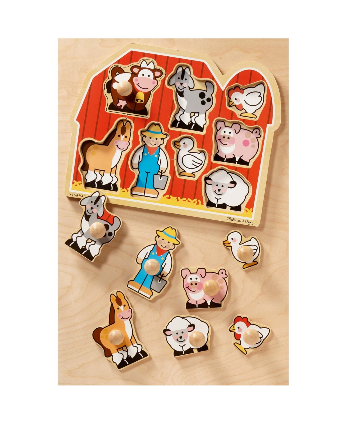 Melissa and Doug Farm Jumbo Knob