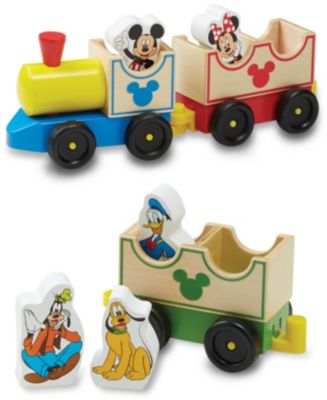 Melissa and Doug Mickey Mouse  Friends Wooden All Aboard Train