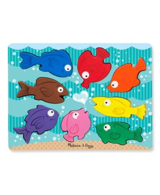 Melissa and Doug Colorful Fish Chunky Puzzle - Macy's
