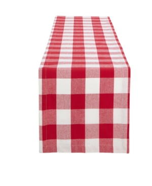 Elrene Farmhouse Living Buffalo Check Table Runner