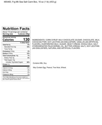 3 Pack Holiday 1/3 LB Wrapped Sea Salt Caramel Milk Chocolates, Created for Macy's